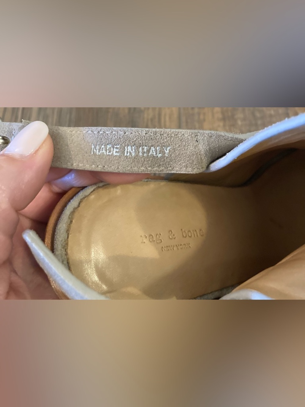 Rag & Bone Wyatt Suede Slingback Sandals - Picture 7 of 14